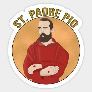 Padre PIo Sticker